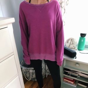 Gap magenta pullover sweatshirt.